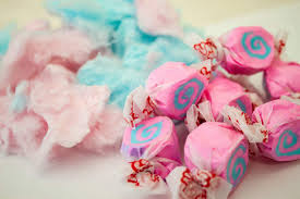 Taffy Town Cotton Candy 2.5 Pound Bag Individually Wrapped Bulk